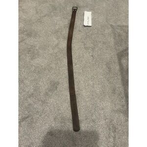 Leegin Men's Vintage Tooled Leather Brown Belt, Size 36